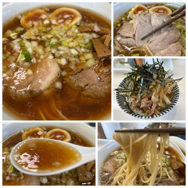 「特製中華そば 850円 豚まぶしご飯 250円」@中華そば ふくみみの写真