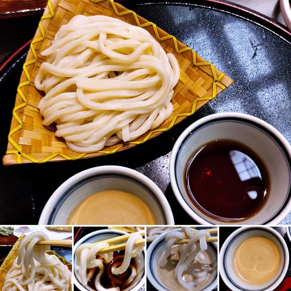 「もりうどん(二色つゆ) 1100円」@元祖 田丸屋の写真