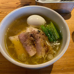 本日の地鶏中華そば+特製（塩）