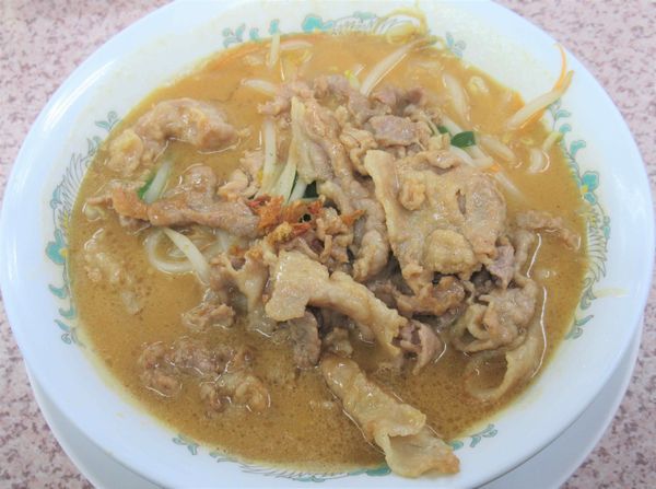 「みそ肉タンメン（野菜少なめ）（1,050円）」@みそ一発 千歳台店の写真