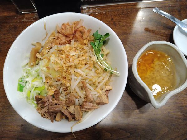 「まぜそば（840円）」@つけめんTETSU 赤羽店の写真