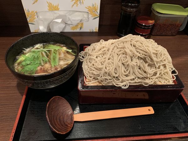 「鴨セイロ(1000円)」@二月堂の写真