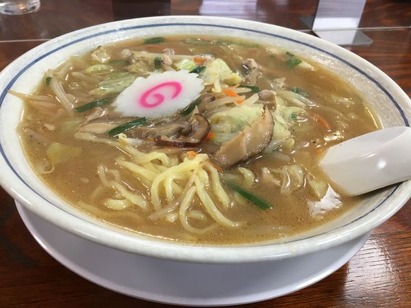 「しいたけ味噌ラーメン」@まるた食堂の写真