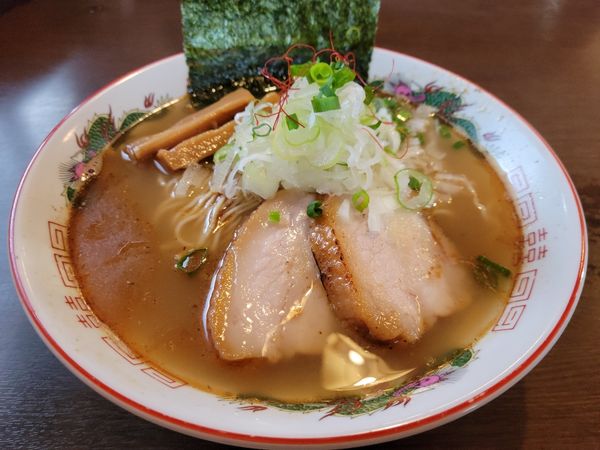 「特製 秋刀魚中華そば(塩) 780円」@つけ麺 弥七の写真