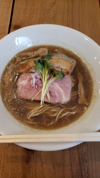 「煮干しそば＆和え玉(ｲｼﾙ)」@The Noodles & Saloon Kiriyaの写真