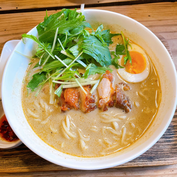 「エスニックラーメン」@ラーメン仮面 55（PAHAPAHA）の写真