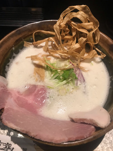 「鶏soba 900円」@鶏soba 座銀 肥後橋本店の写真