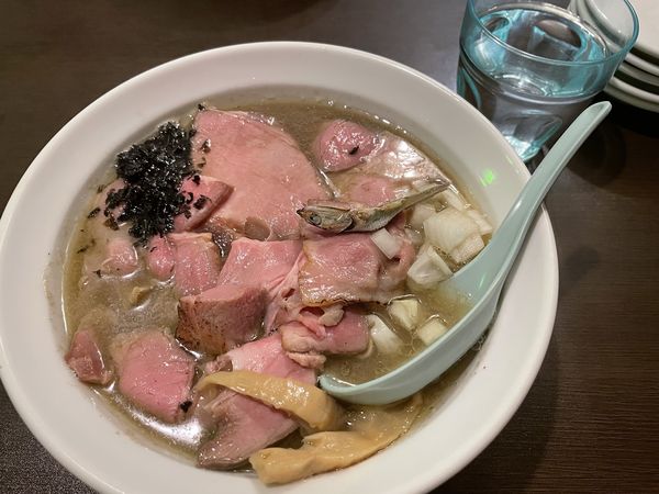 「肉増し豊岡煮干しそば」@青春餃子の写真