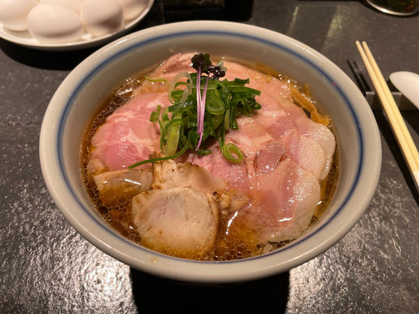 「SUPREME(太麺) + いくらごはん」@駄目な隣人 新宿店の写真