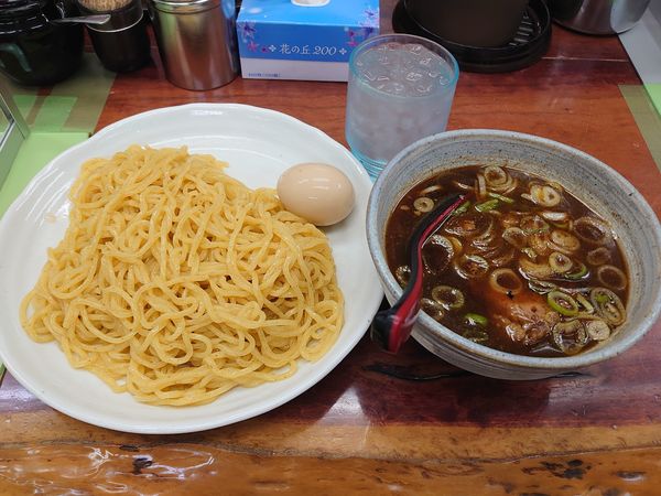 「つけめん+味玉(970円)」@まぐろラーメン 大門の写真