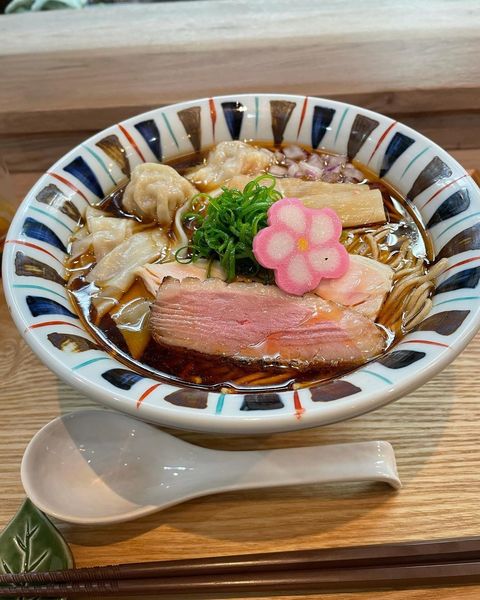 「淡麗わんたんえびそば醤」@えびそば 緋彩の写真