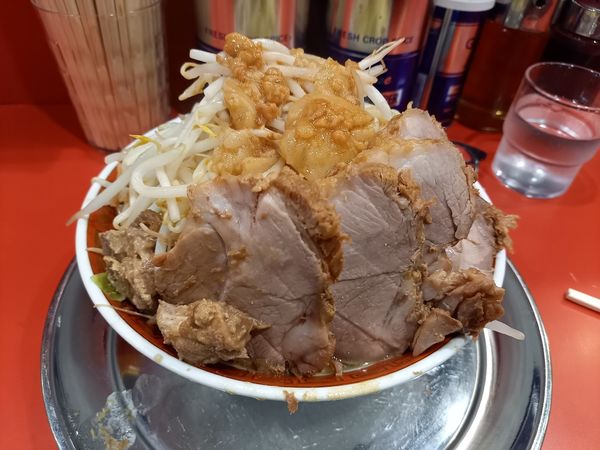 「小ラーメン豚入り」@ラーメンタロー 蒲田の陣の写真