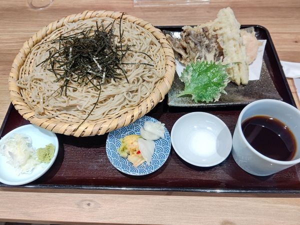 「天ざるそば1,250円」@そば処 ひさゑの写真