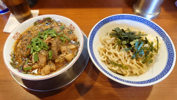 「【限定】モッ味噌つけめん 1050円」@びんびん豚 坂戸店の写真