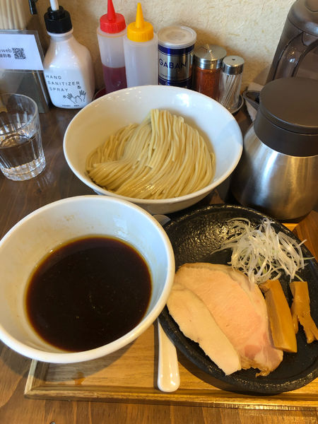 「醤油つけ麺300g」@麺屋鈴春の写真