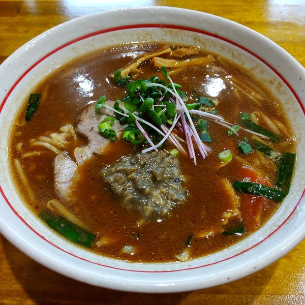 「【冬季限定】 ポルチーニ茸の黄金味噌らー麺（￥1,000）」@麺屋 ぬまたの写真