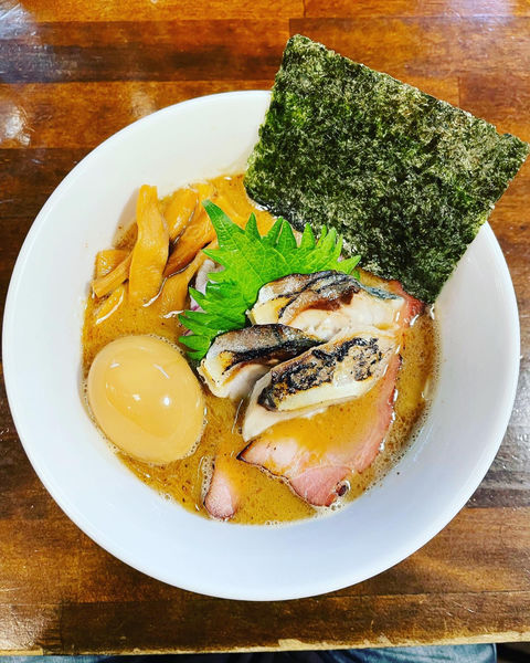 「【限定】鯖白湯らーめん」@CLAM＆BONITO貝節麺RAIKの写真