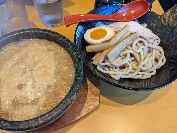 「石焼濃峰つけ麺＋おじや」@つけ麺専門店 峰の写真