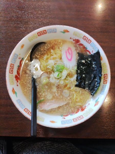 「こころらーめん こってり味 ﾒﾝﾏ抜き」@らーめん香房 こころ 下木戸店の写真