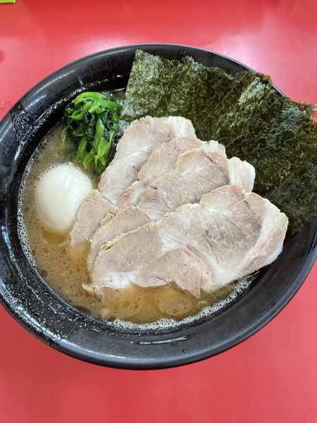 「半熟味玉チャーシュー（並）¥1,000＋ライス無料」@武蔵家直系 ぼうそう家の写真