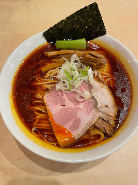 「辛中華そば特盛」@つけ麺 大武の写真