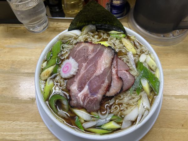 「限定・王様中華そば990円」@麺屋 白神の写真