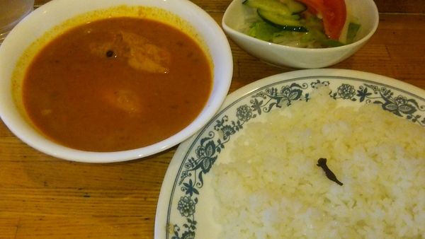 「チキンカリー（辛口・ライス） 920円」@インドカリー 夢屋の写真