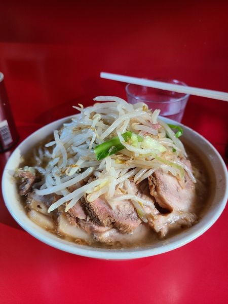 「小豚Wラーメン」@ラーメン二郎 三田本店の写真