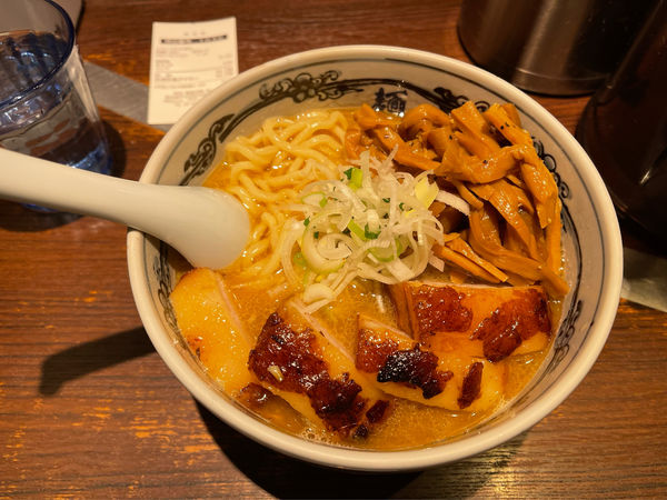 「焼豚麺　メンマトッピング」@麺屋武蔵 神山の写真