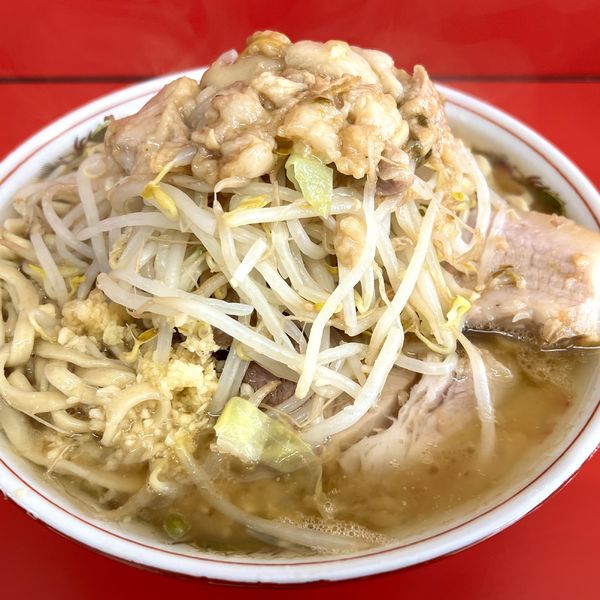 「ラーメン（ニンニク・アブラ）」@ラーメン二郎 ひたちなか店の写真