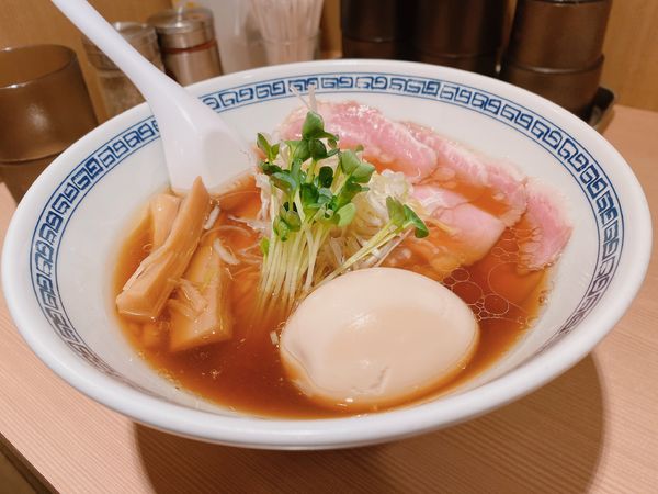 「特製中華そば」@中華そば ます田の写真