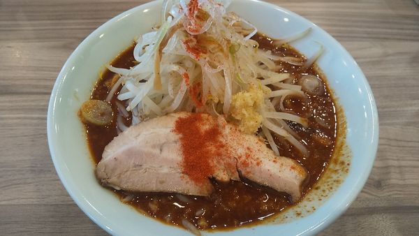 「【限定】濃厚辛味噌ラーメン・大盛(¥900)」@くじら食堂 nonowa東小金井店の写真