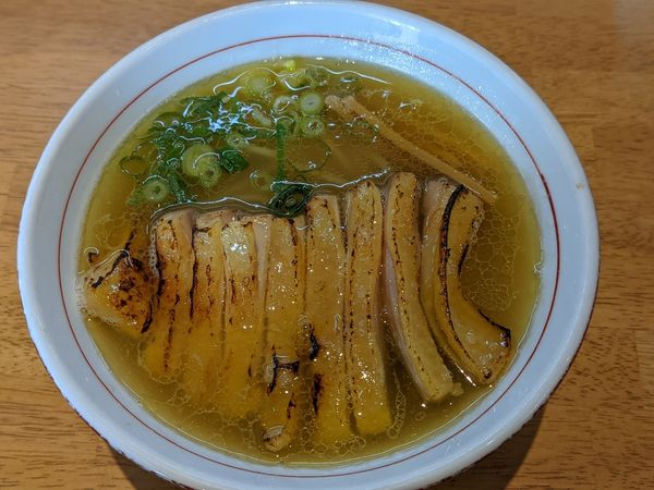 「地鶏焼鳥そば」@麺食堂 88の写真