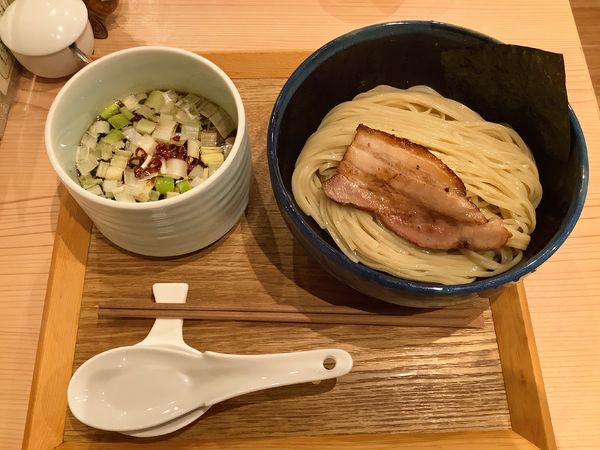 「青唐辛子酸辛つけ蕎麦」@中華蕎麦 時雨の写真