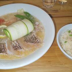 真鯛らぁめんスペシャル・鯛だしご飯