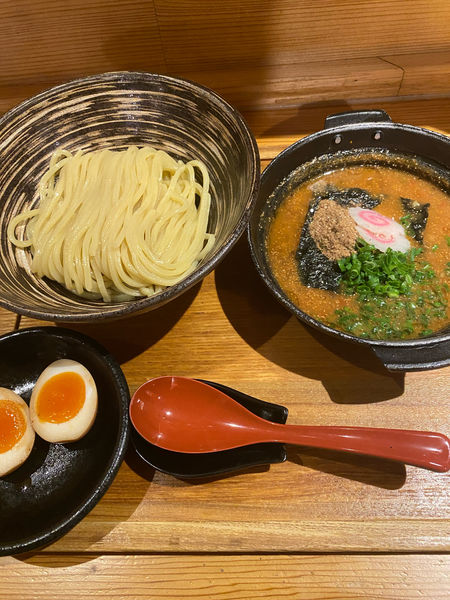 「めんたい煮込みつけ麺」@元祖めんたい煮こみつけ麺の写真