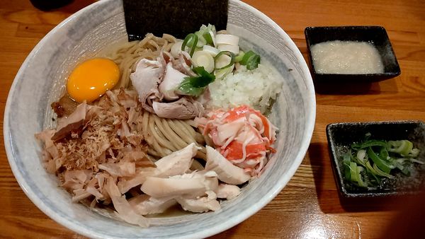 「ズワイ蟹のまぜそば」@麺屋 ひな多の写真