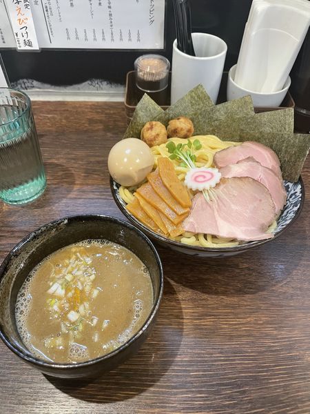 「特製つけ麺（中盛り）」@麺処はなぶさの写真