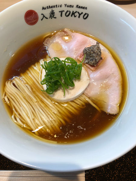 「ポルチーニ醤油らぁ麺」@入鹿TOKYOの写真