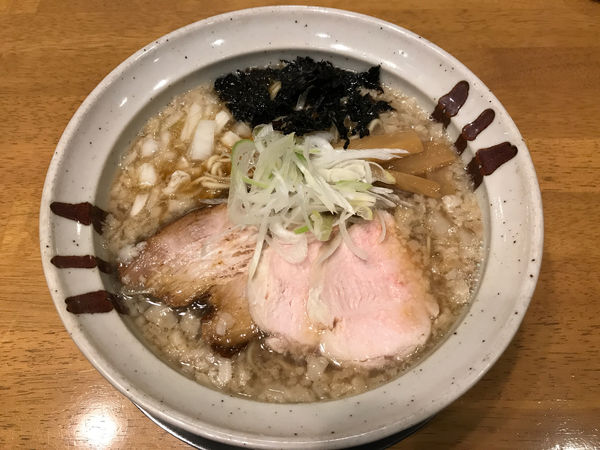 「【限定】背脂煮干ら〜めん　830円」@中華そば かずしのの写真