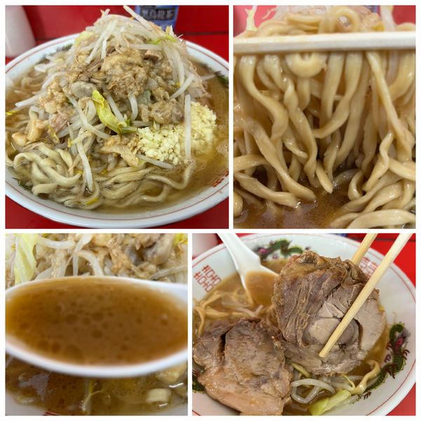 「小ラーメン 750円 ニンニクアブラカラメ」@ラーメン二郎 ひたちなか店の写真
