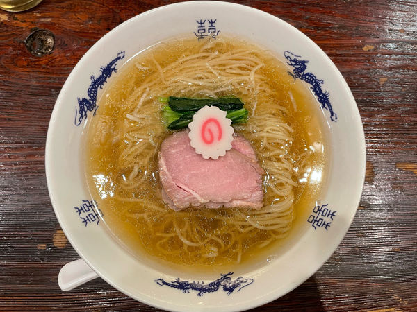 「中華そば肉2個海老2個　1130円」@中華蕎麦にし乃の写真