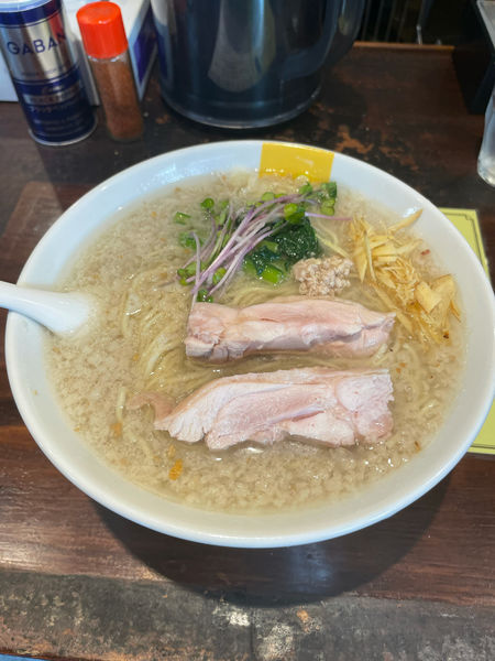 「塩生姜ラーメンこってり」@塩生姜らー麺専門店MANNISHの写真