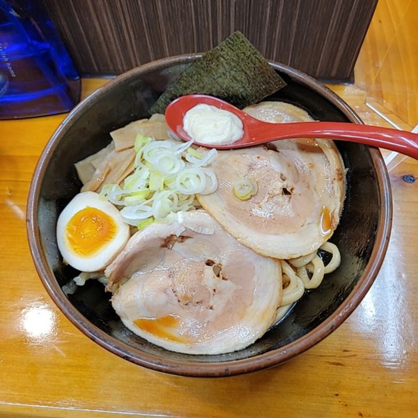 「油そば小太麺マヨネーズ」@竹屋 新秋津店の写真