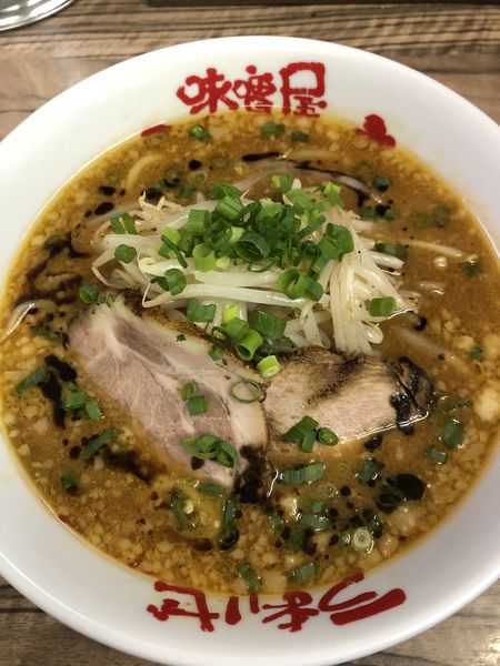 「味噌ラーメン800円」@味噌屋八郎商店 新宿店の写真