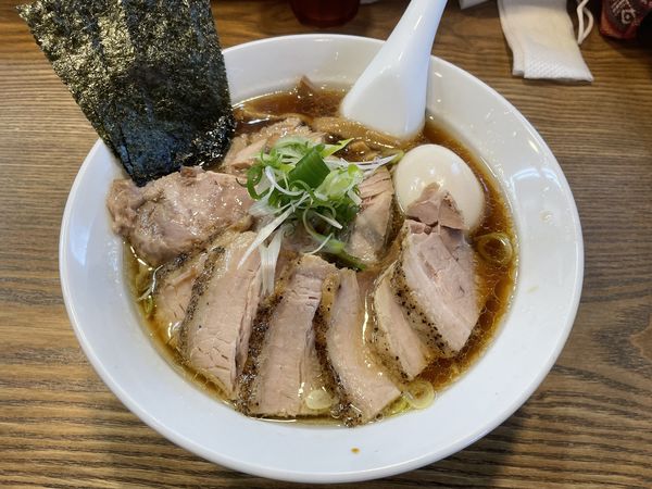 「醤油、味噌、肉増し」@らぁめん山と樹の写真