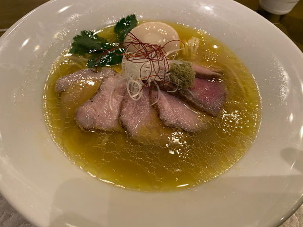 「特上ラーメン」@江戸前つけ麺 銀座 魄瑛の写真