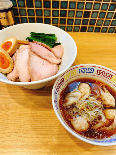 「特製つけ麺」@ほっこり中華そば もつけの写真