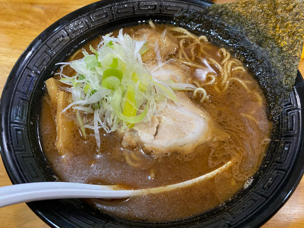 「黒ラーメン ¥750」@青藍亭の写真