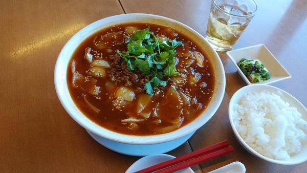「赤坦々麺」@小閣樓 宇都宮店の写真